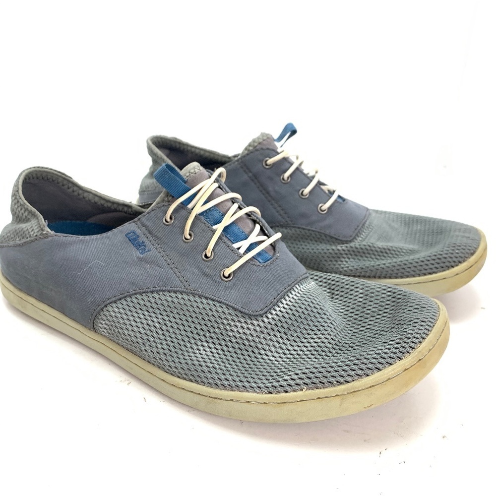 OLUKAI Blue Casual Oxford Boat Shoes Mesh 8 / 9